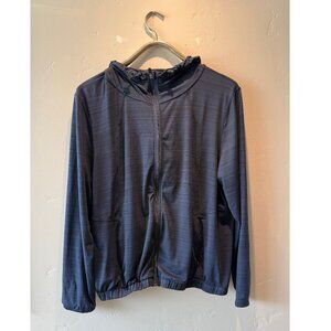 Athleta Lightweight UPF Jacket XL Navy